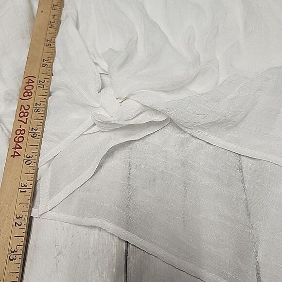 NWT Dept 222 Women's White Sleeveless Tank Top Blouse Cover-Up Sz 3X - Picture 13 of 15